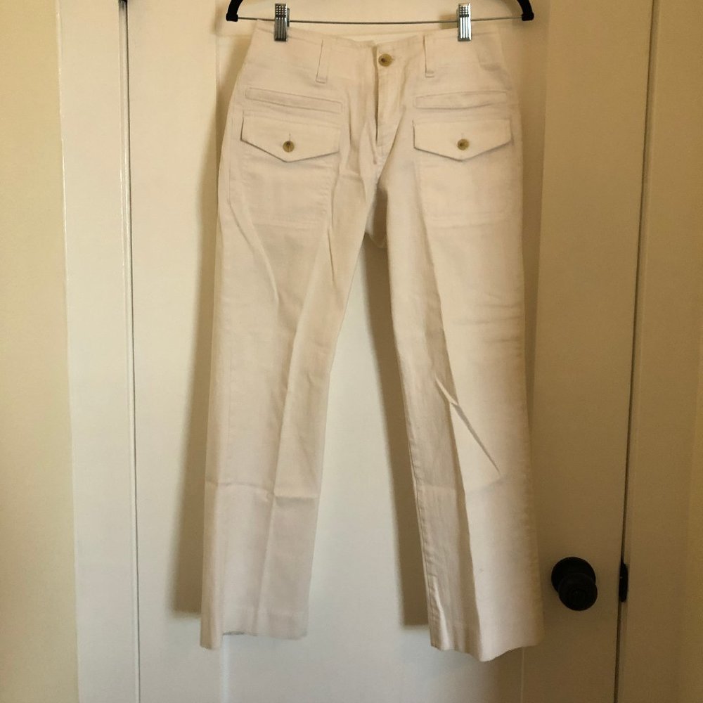 Banana Republic White Jeans